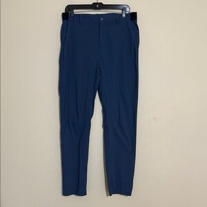 Outdoor sports Men's Blue performance Pants 34 training golf hiking cam casual